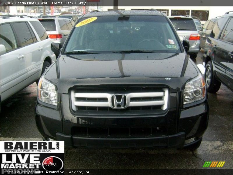 Formal Black / Gray 2007 Honda Pilot EX 4WD