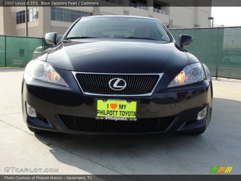 Black Sapphire Pearl / Cashmere 2007 Lexus IS 350