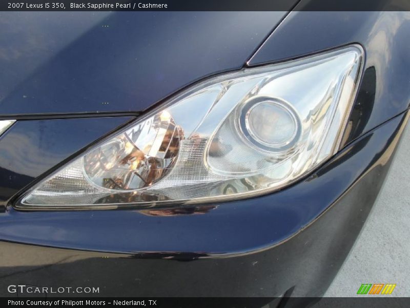 Black Sapphire Pearl / Cashmere 2007 Lexus IS 350