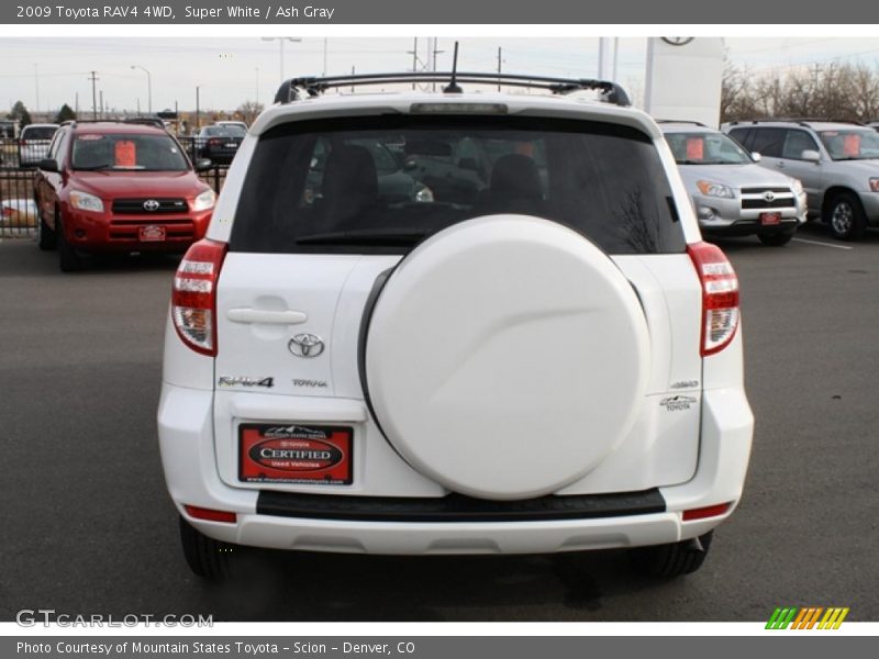 Super White / Ash Gray 2009 Toyota RAV4 4WD