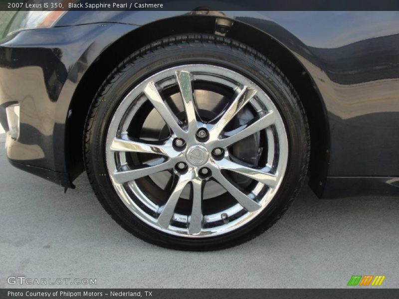 Black Sapphire Pearl / Cashmere 2007 Lexus IS 350