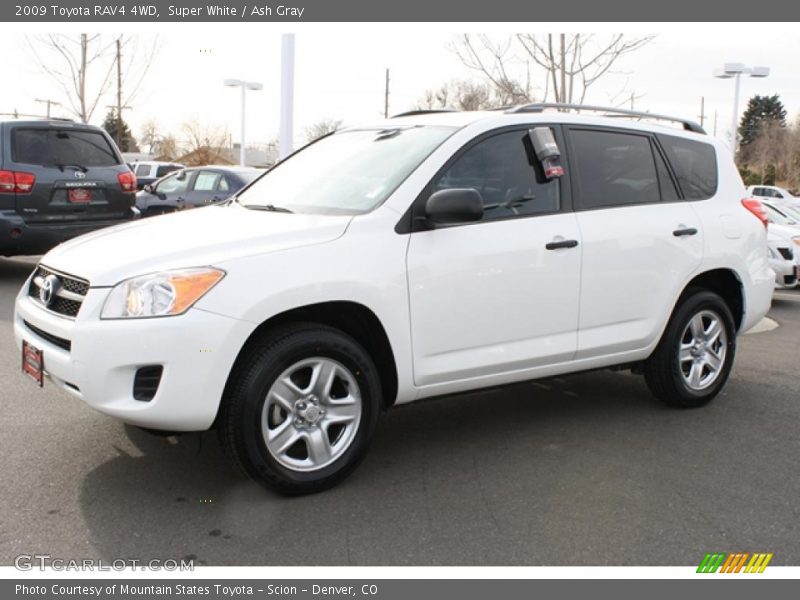 Super White / Ash Gray 2009 Toyota RAV4 4WD