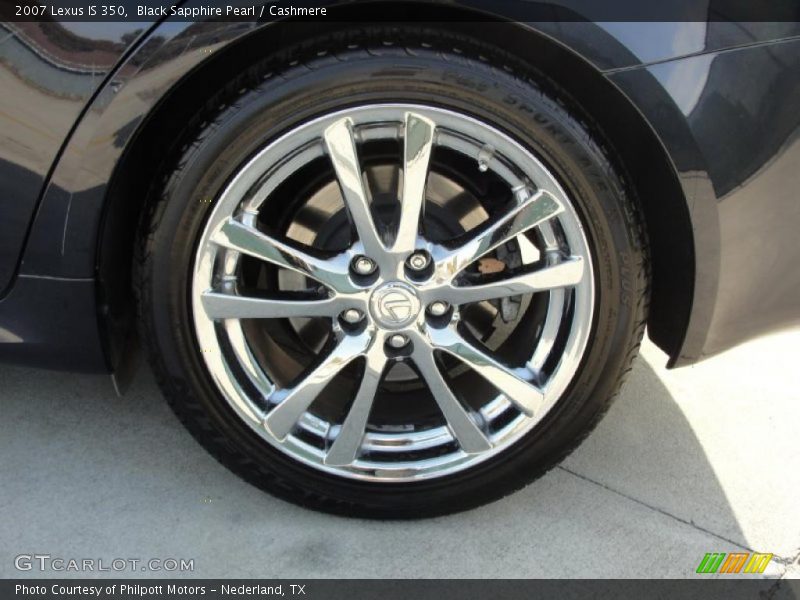 Black Sapphire Pearl / Cashmere 2007 Lexus IS 350