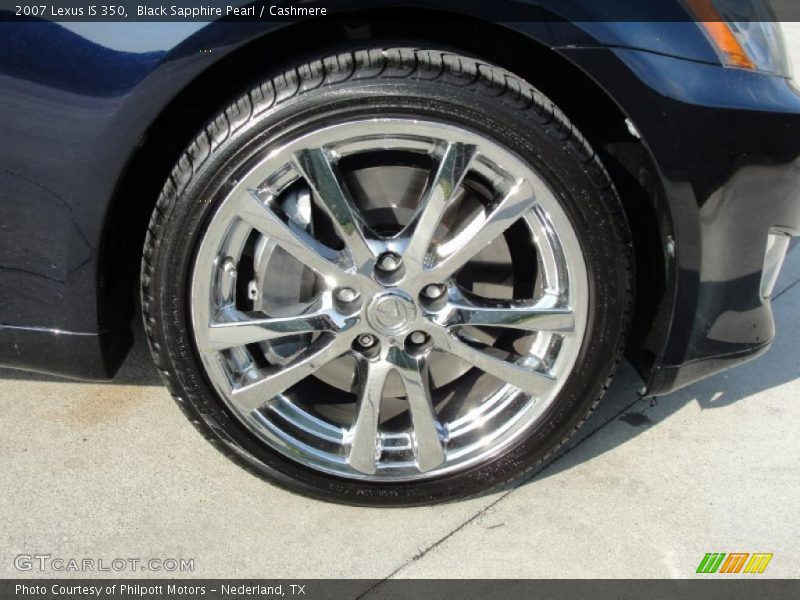 Black Sapphire Pearl / Cashmere 2007 Lexus IS 350
