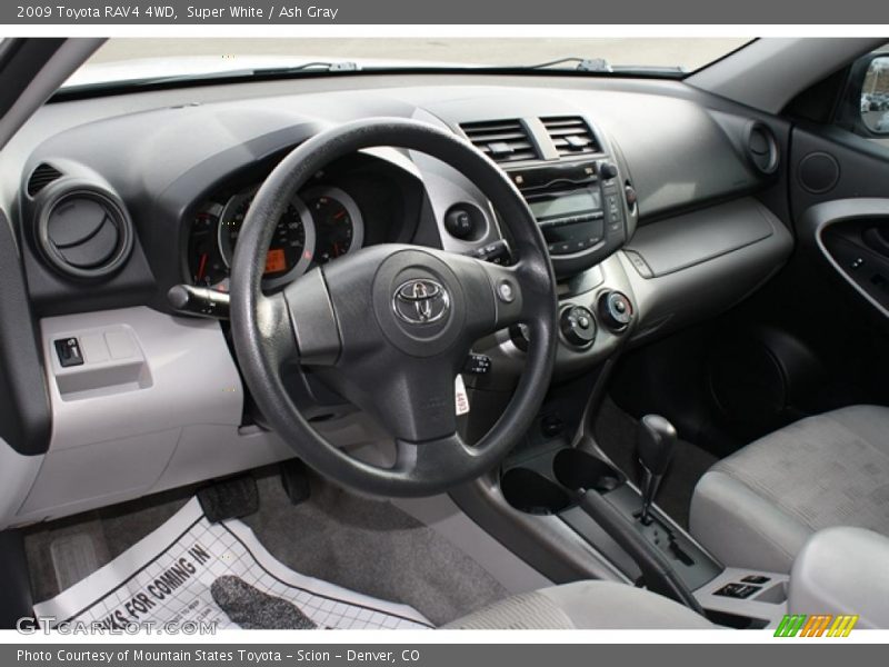 Super White / Ash Gray 2009 Toyota RAV4 4WD