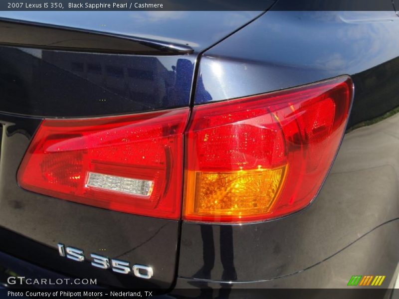 Black Sapphire Pearl / Cashmere 2007 Lexus IS 350