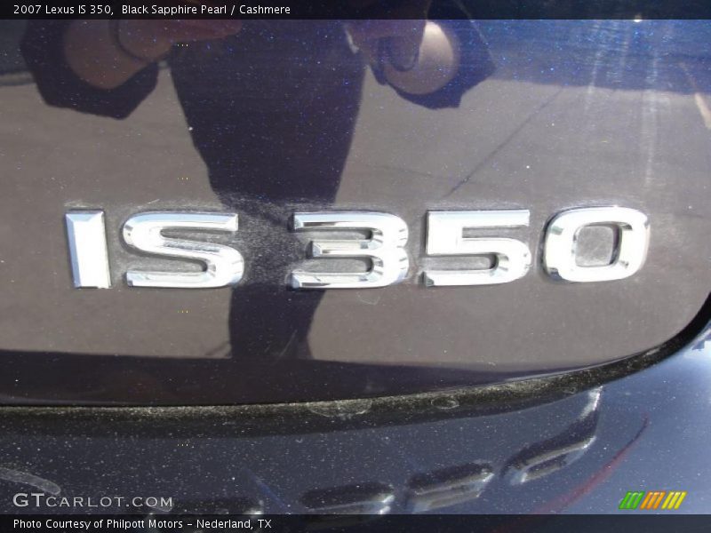 Black Sapphire Pearl / Cashmere 2007 Lexus IS 350
