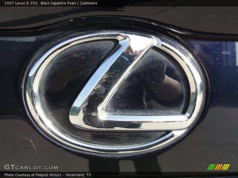 Black Sapphire Pearl / Cashmere 2007 Lexus IS 350