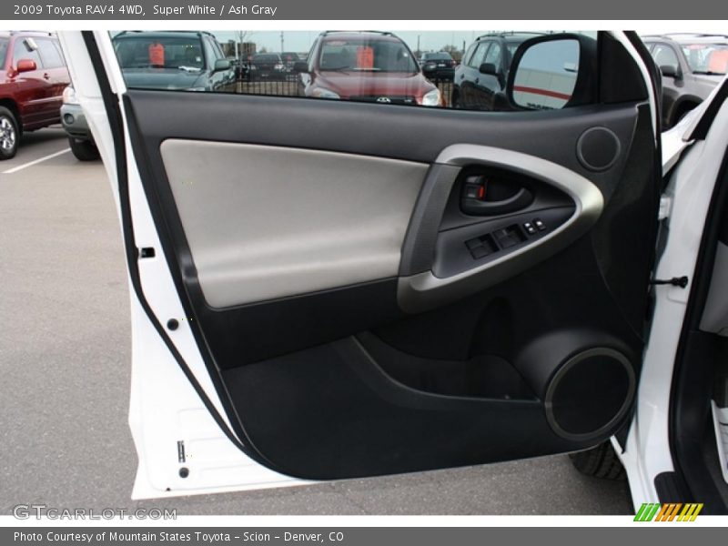 Super White / Ash Gray 2009 Toyota RAV4 4WD
