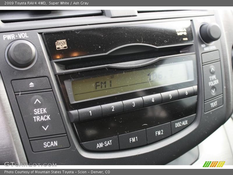 Super White / Ash Gray 2009 Toyota RAV4 4WD