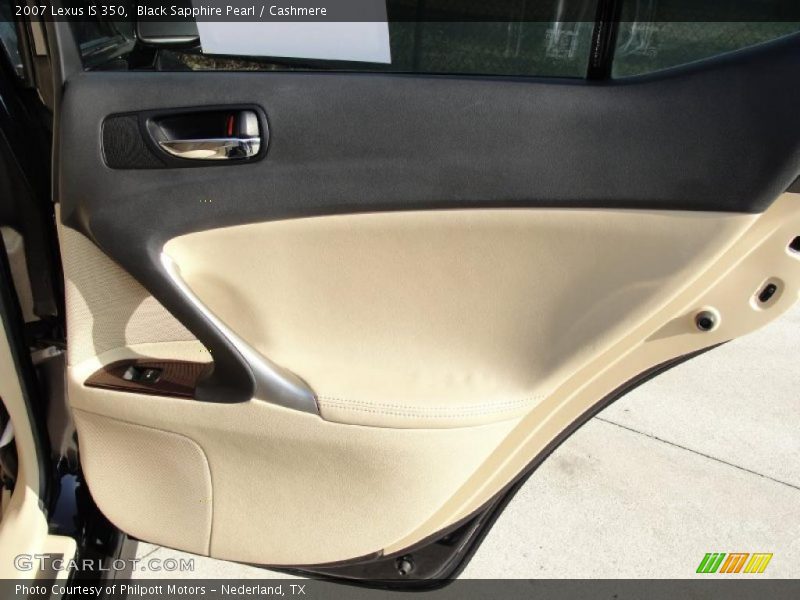 Black Sapphire Pearl / Cashmere 2007 Lexus IS 350