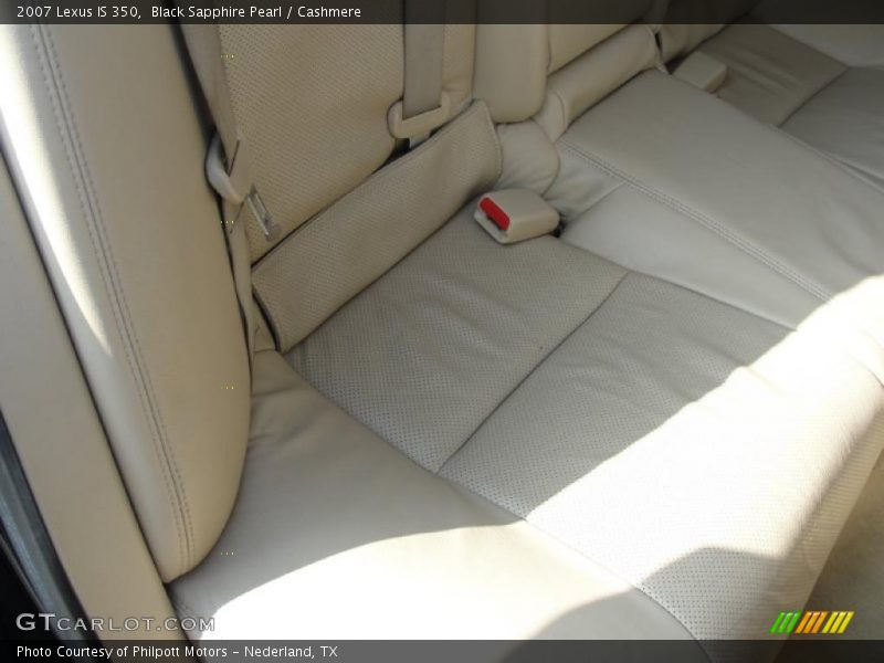 Black Sapphire Pearl / Cashmere 2007 Lexus IS 350