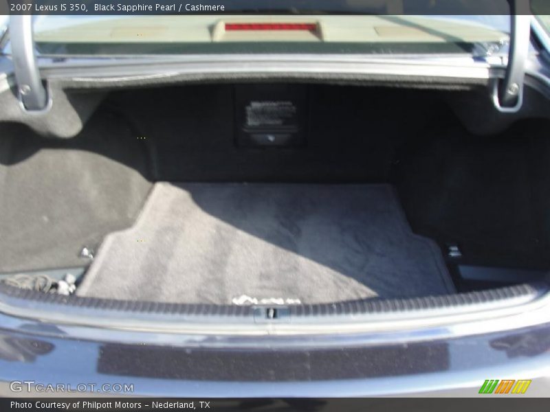 Black Sapphire Pearl / Cashmere 2007 Lexus IS 350