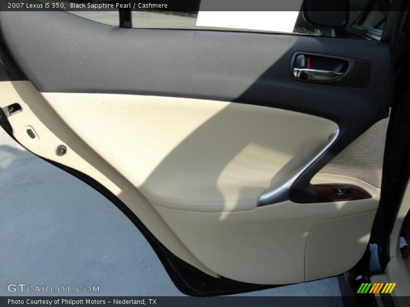Black Sapphire Pearl / Cashmere 2007 Lexus IS 350