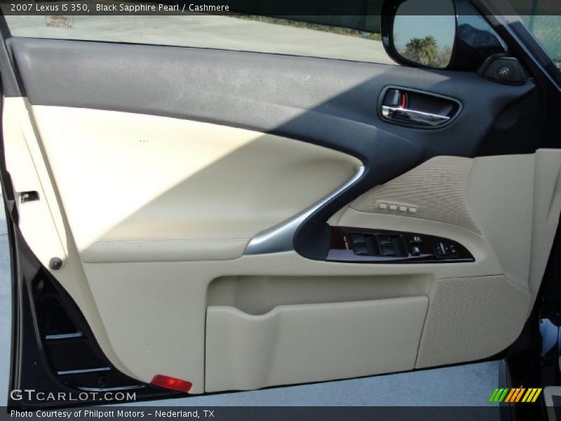 Black Sapphire Pearl / Cashmere 2007 Lexus IS 350