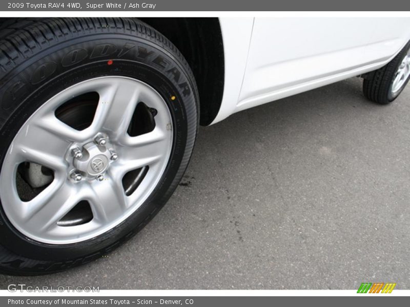 Super White / Ash Gray 2009 Toyota RAV4 4WD