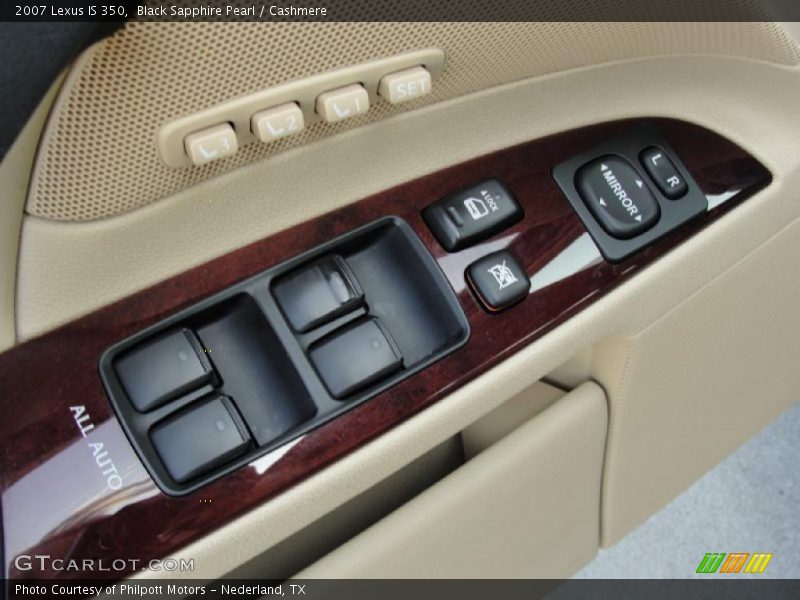 Black Sapphire Pearl / Cashmere 2007 Lexus IS 350