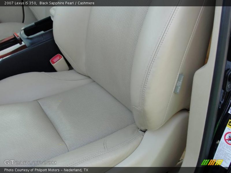 Black Sapphire Pearl / Cashmere 2007 Lexus IS 350