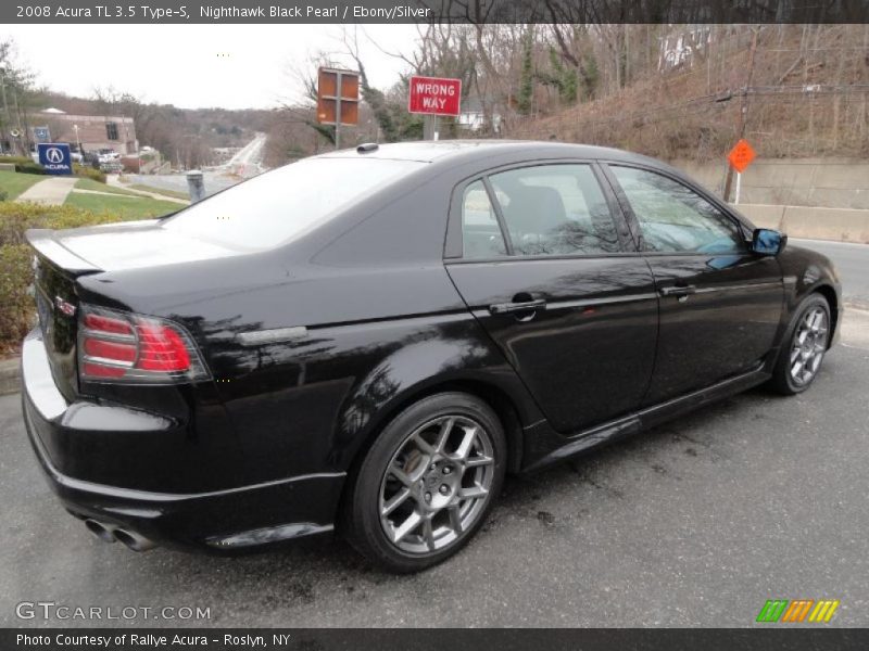 Nighthawk Black Pearl / Ebony/Silver 2008 Acura TL 3.5 Type-S