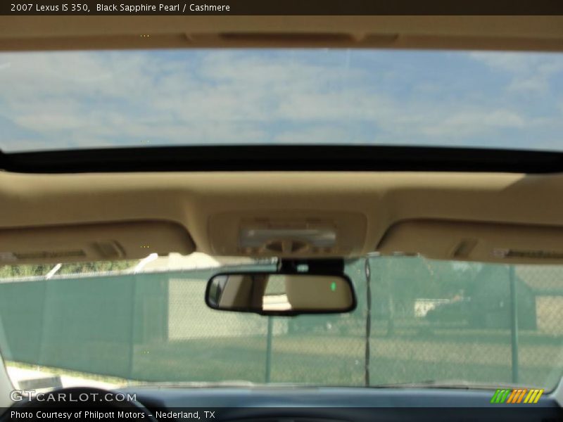 Black Sapphire Pearl / Cashmere 2007 Lexus IS 350