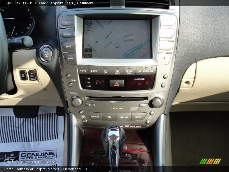 Black Sapphire Pearl / Cashmere 2007 Lexus IS 350