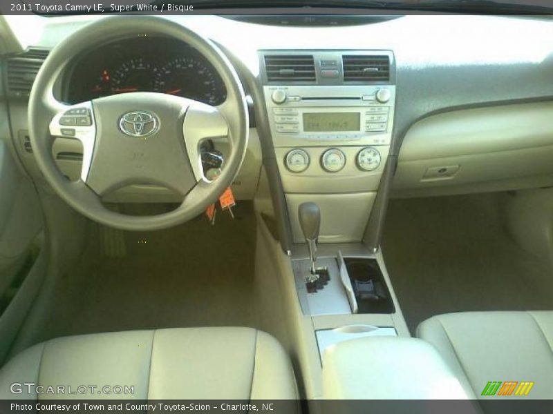 Super White / Bisque 2011 Toyota Camry LE