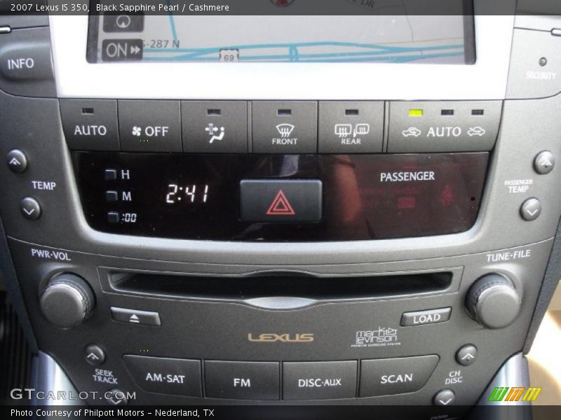Black Sapphire Pearl / Cashmere 2007 Lexus IS 350