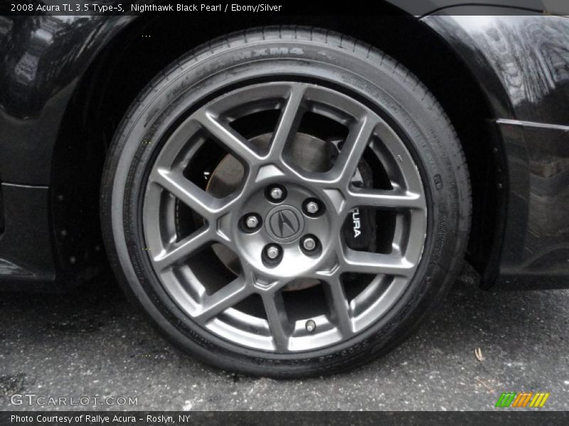 Nighthawk Black Pearl / Ebony/Silver 2008 Acura TL 3.5 Type-S
