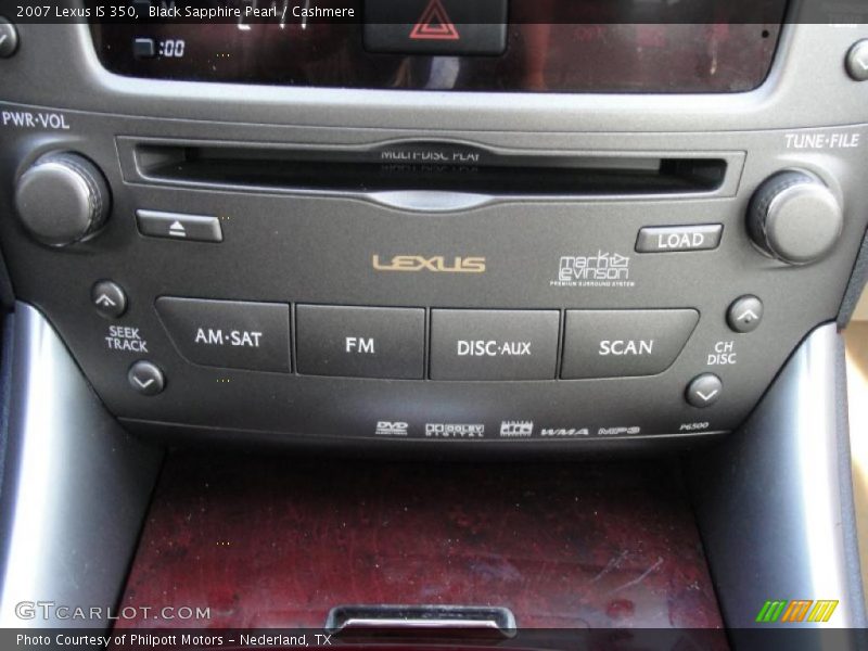 Black Sapphire Pearl / Cashmere 2007 Lexus IS 350