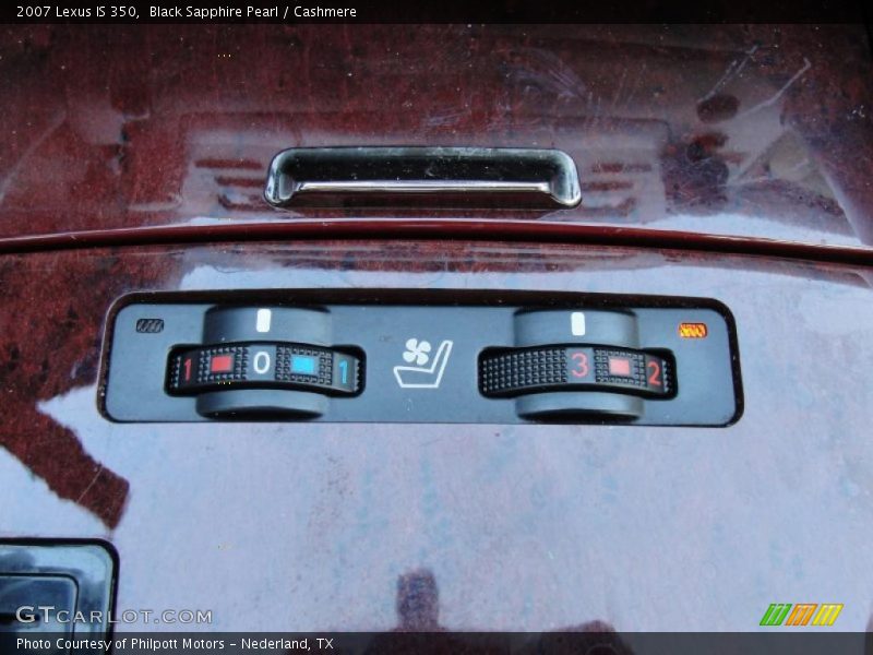 Black Sapphire Pearl / Cashmere 2007 Lexus IS 350