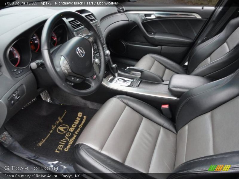 Nighthawk Black Pearl / Ebony/Silver 2008 Acura TL 3.5 Type-S