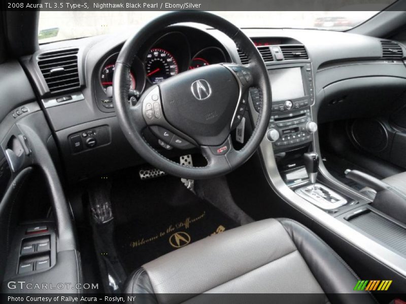 Nighthawk Black Pearl / Ebony/Silver 2008 Acura TL 3.5 Type-S