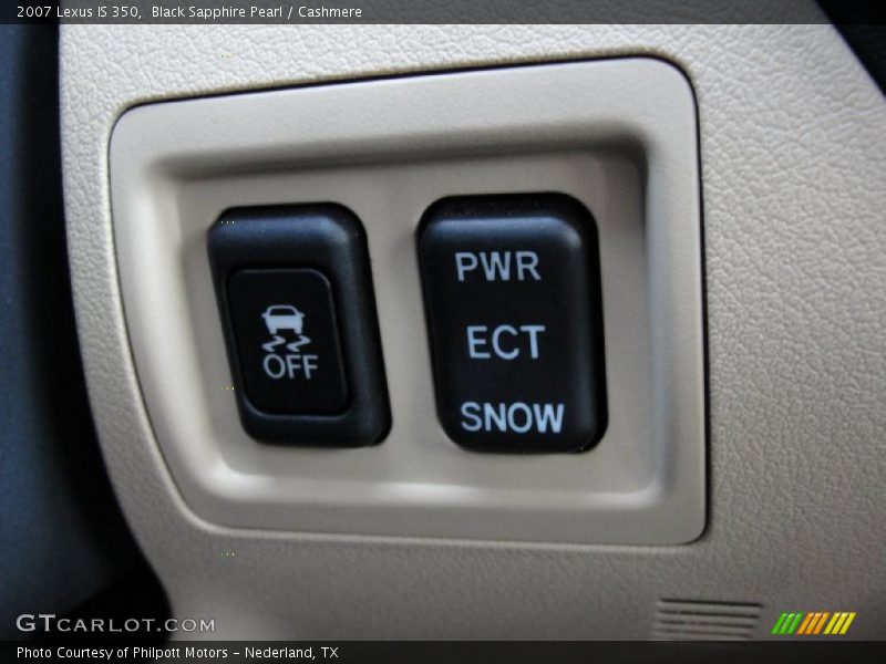 Black Sapphire Pearl / Cashmere 2007 Lexus IS 350
