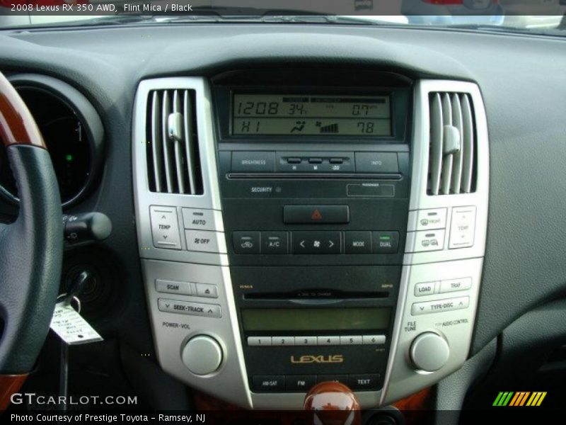 Flint Mica / Black 2008 Lexus RX 350 AWD