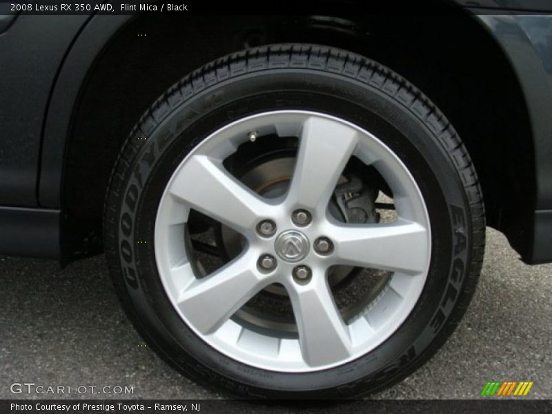 Flint Mica / Black 2008 Lexus RX 350 AWD