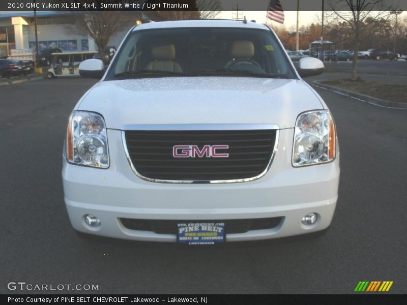 Summit White / Light Titanium 2010 GMC Yukon XL SLT 4x4