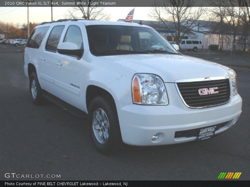 Summit White / Light Titanium 2010 GMC Yukon XL SLT 4x4