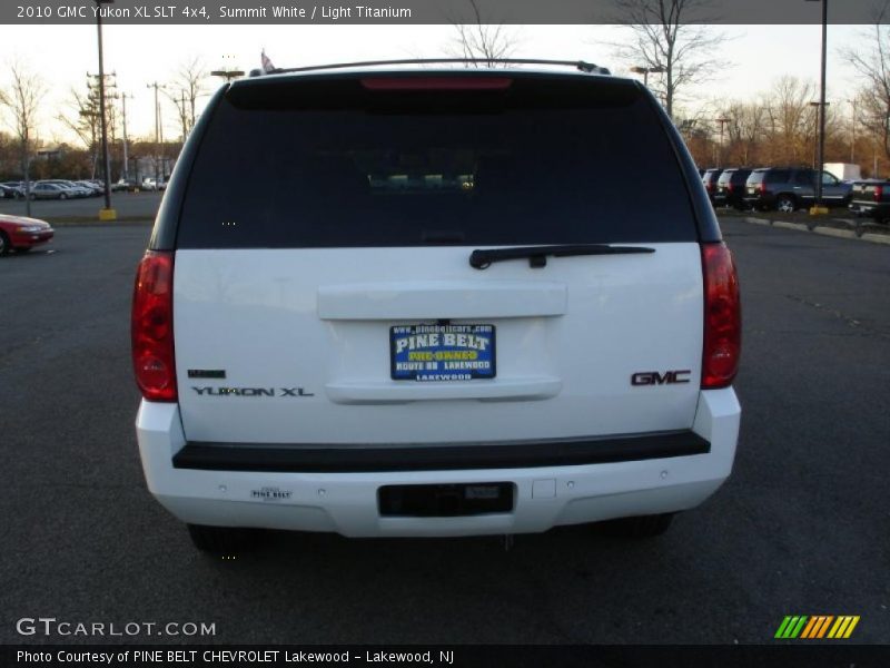 Summit White / Light Titanium 2010 GMC Yukon XL SLT 4x4