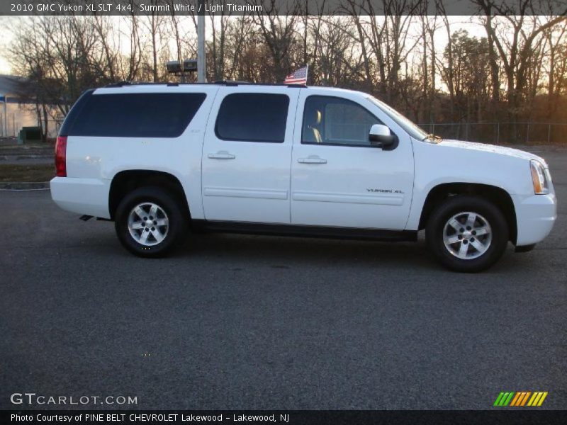 Summit White / Light Titanium 2010 GMC Yukon XL SLT 4x4