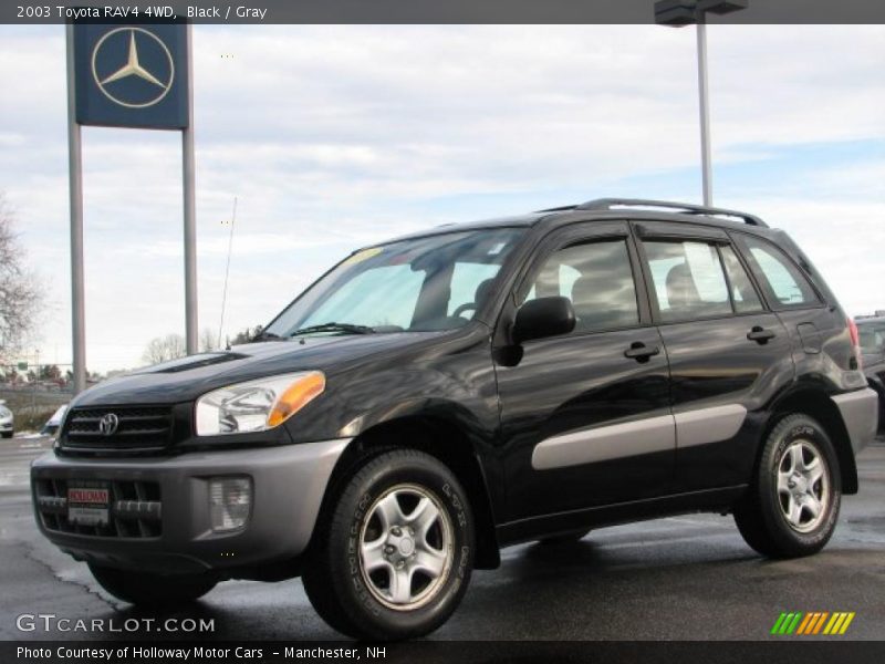 Black / Gray 2003 Toyota RAV4 4WD