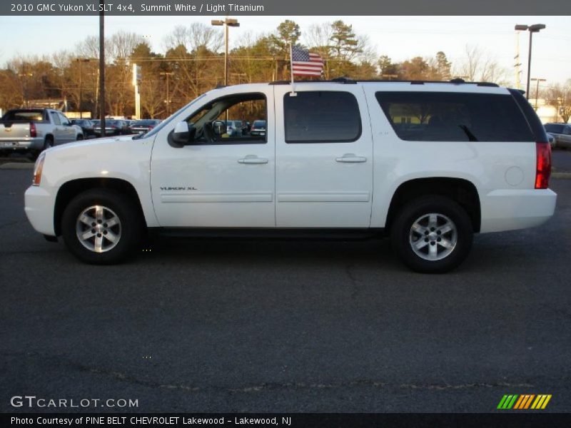 Summit White / Light Titanium 2010 GMC Yukon XL SLT 4x4