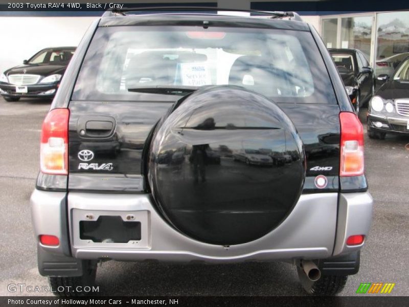 Black / Gray 2003 Toyota RAV4 4WD