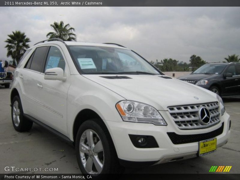 Arctic White / Cashmere 2011 Mercedes-Benz ML 350