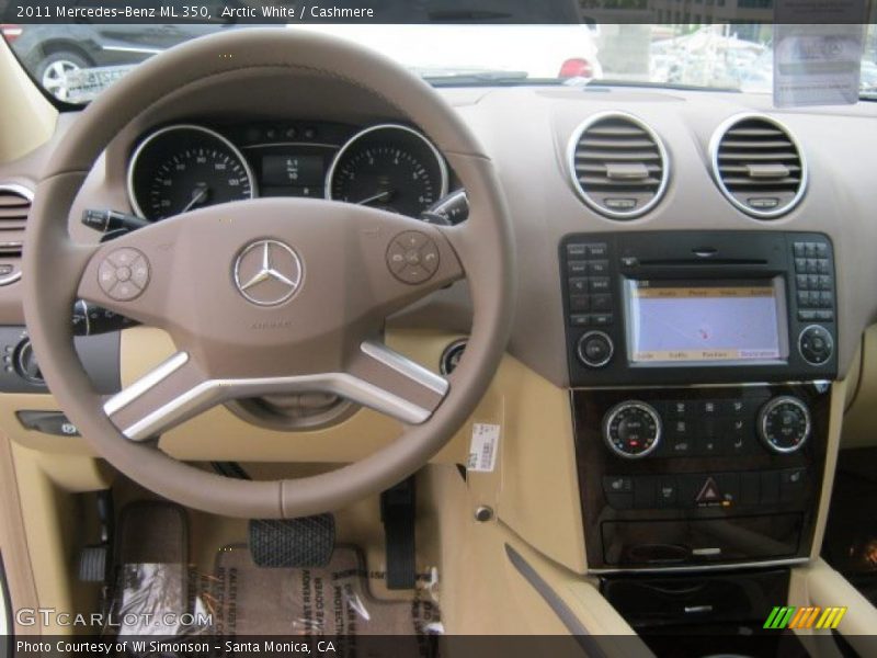 Arctic White / Cashmere 2011 Mercedes-Benz ML 350