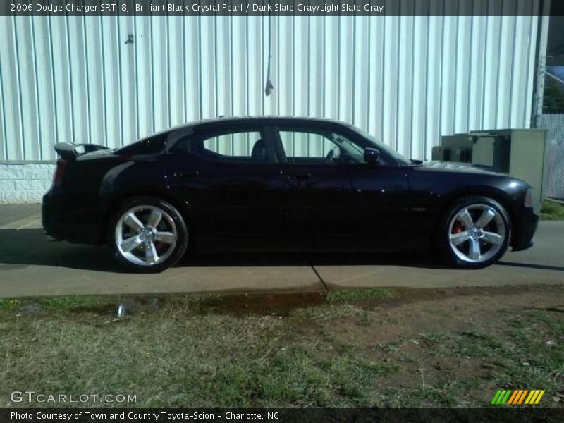 Brilliant Black Crystal Pearl / Dark Slate Gray/Light Slate Gray 2006 Dodge Charger SRT-8