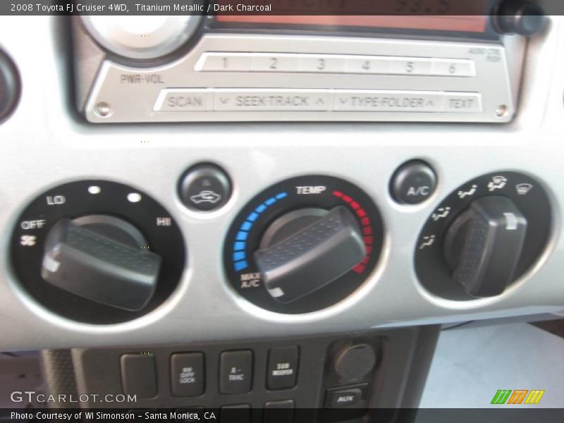 Titanium Metallic / Dark Charcoal 2008 Toyota FJ Cruiser 4WD