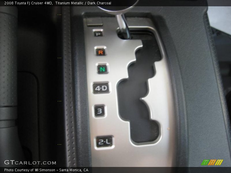 Titanium Metallic / Dark Charcoal 2008 Toyota FJ Cruiser 4WD