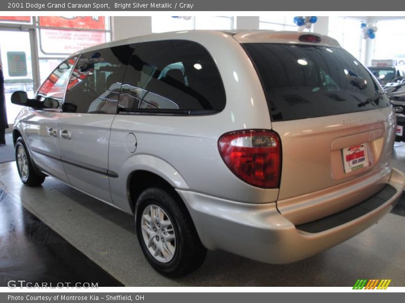 Bright Silver Metallic / Gray 2001 Dodge Grand Caravan Sport