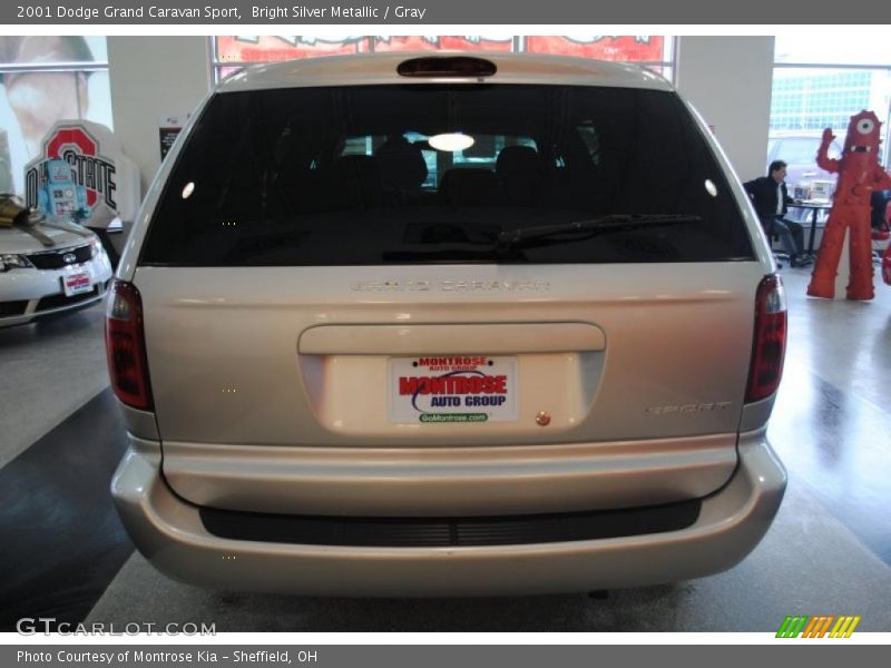 Bright Silver Metallic / Gray 2001 Dodge Grand Caravan Sport