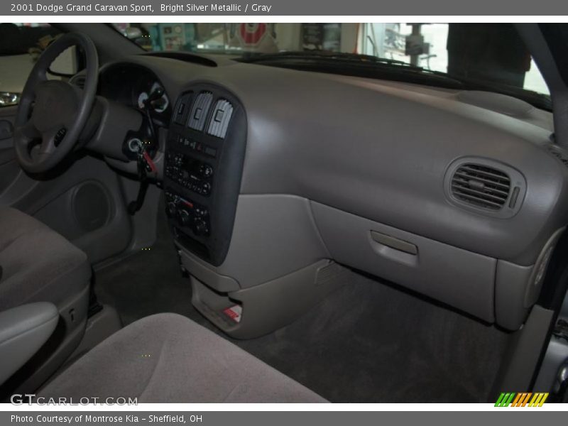 Bright Silver Metallic / Gray 2001 Dodge Grand Caravan Sport